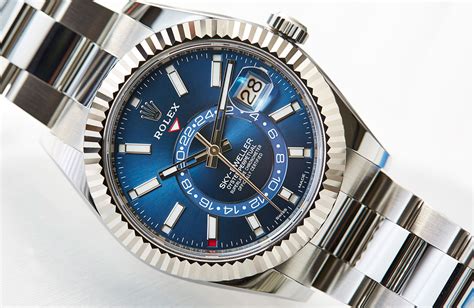 rolex sky dweller review 2018|rolex sky dweller diamond bezel.